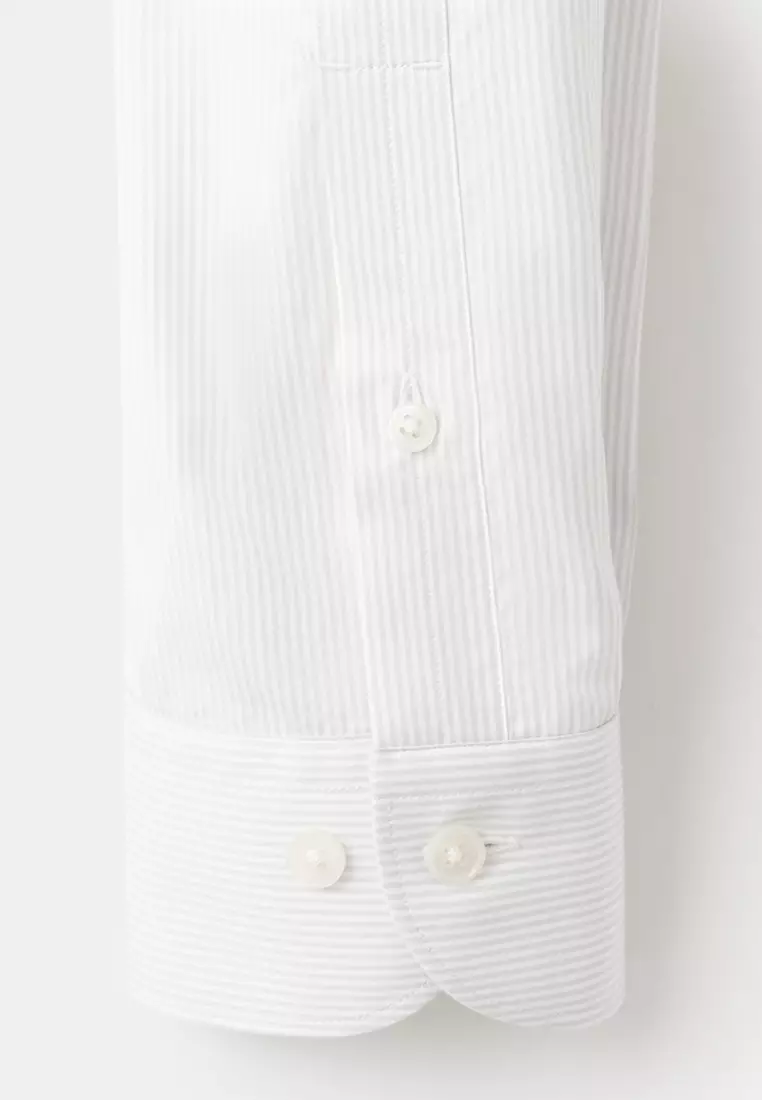 100% Cotton Striped Slim-Fit Shirt