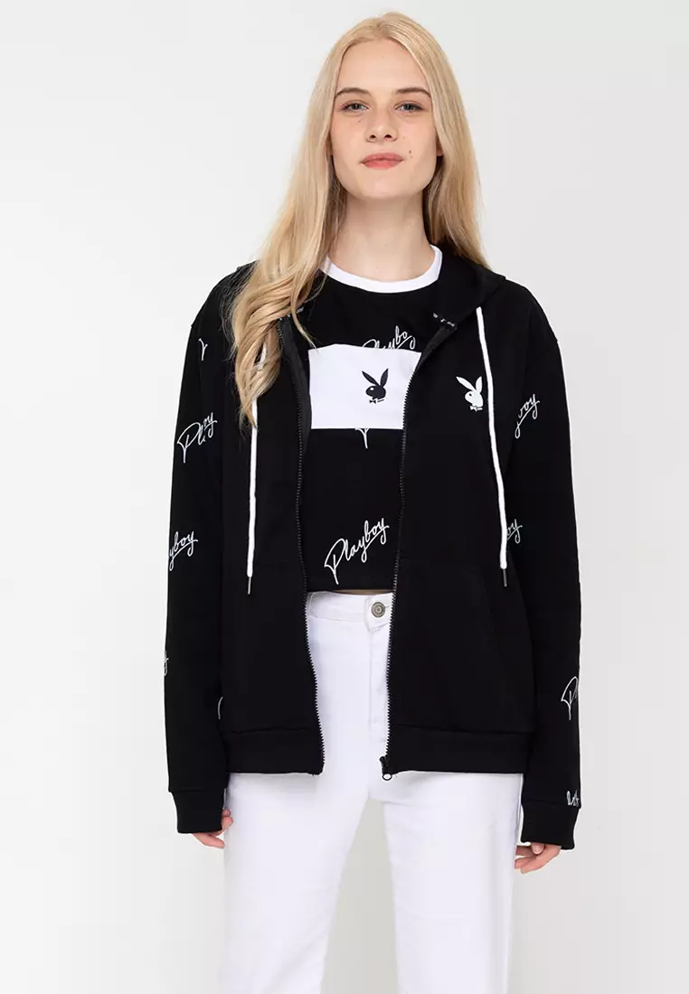 Womens playboy hoodie outlet