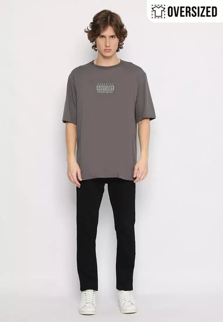 RBJ T-Shirt Cotton Combed Oversized Pria 2079250181
