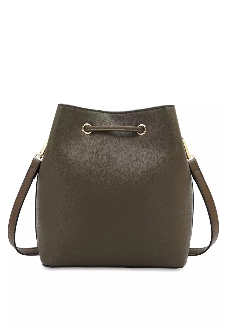 Women's Bucket Bag / Shoulder Bag / Sling Bag / Crossbody Bag (Tas Ember Wanita / Tas Bahu Wanita / Tas Selempang Wanita )-  Hijau