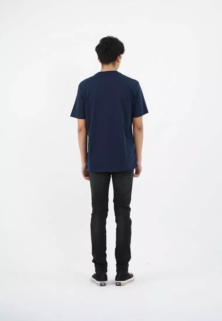 3Second Men's T-Shirt Short Sleeve Regular Fit Cotton Y2K OL-C600425