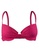 Sunseeker pink Solids B/C Cup Underwire Bikini Top 60CE5US06B213AGS_1
