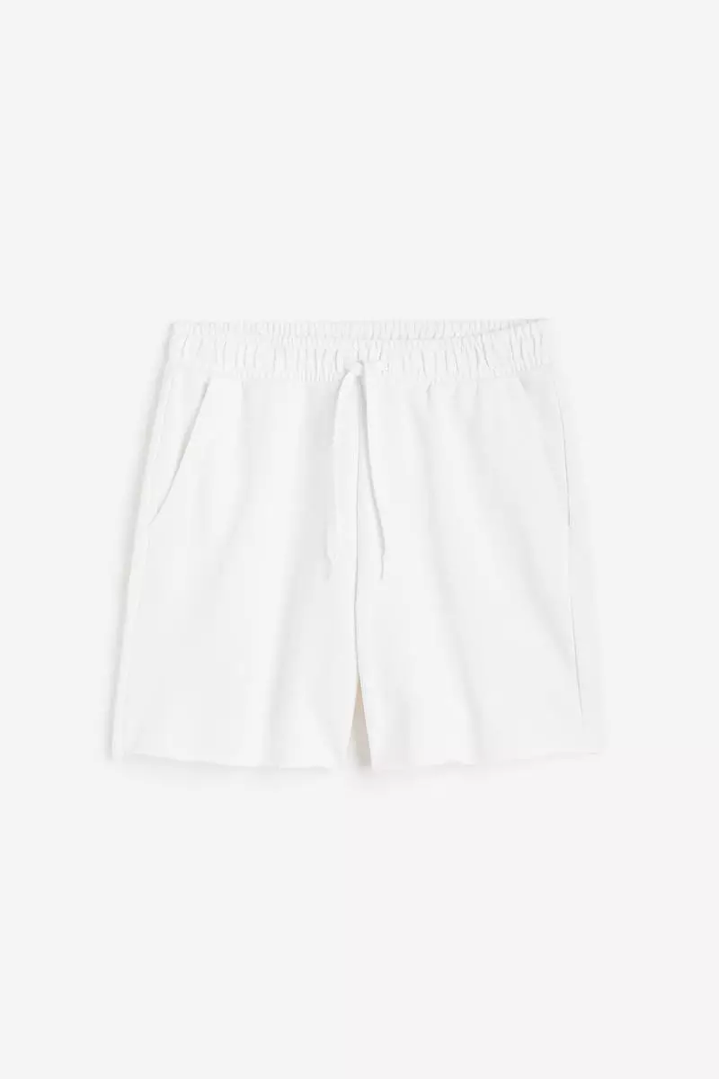 White sweatshirt outlet shorts