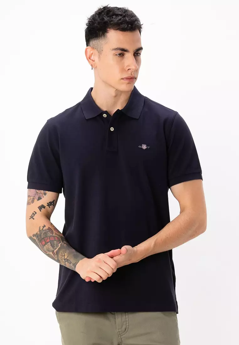 Regular Fit Shield Piqué Polo Shirt