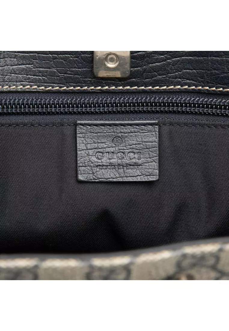 Pre-Loved Gucci Gg Supreme Tote