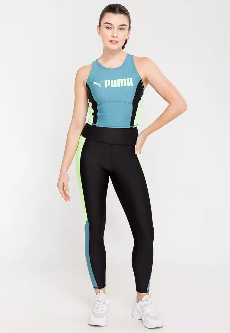 Fit eversculpt cropped sports leggings with high waist, black, Puma