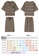 OUNIXUE black and brown Fashion V-Neck Knitted Top + Half Skirt Two-Piece Set BCC6AAA53B05F9GS_8