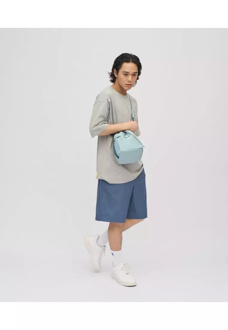 Plain-me 防潑水桶包 - 藍色