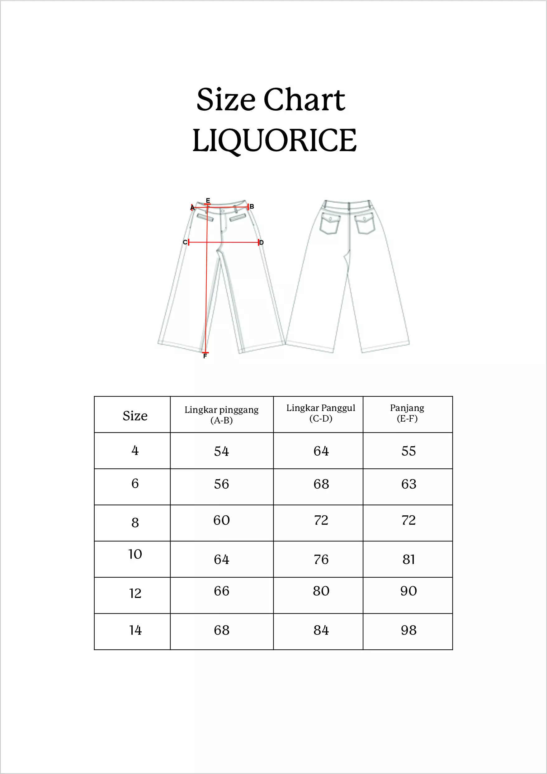 Pito Dito Girl Liquorice Celana Kulot Denim Anak Navy - Size 4