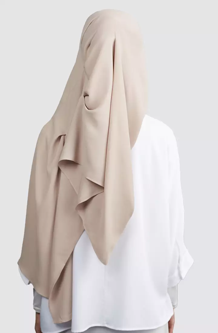 HUSNA ORIKAMI BOX PLEATED SCARF