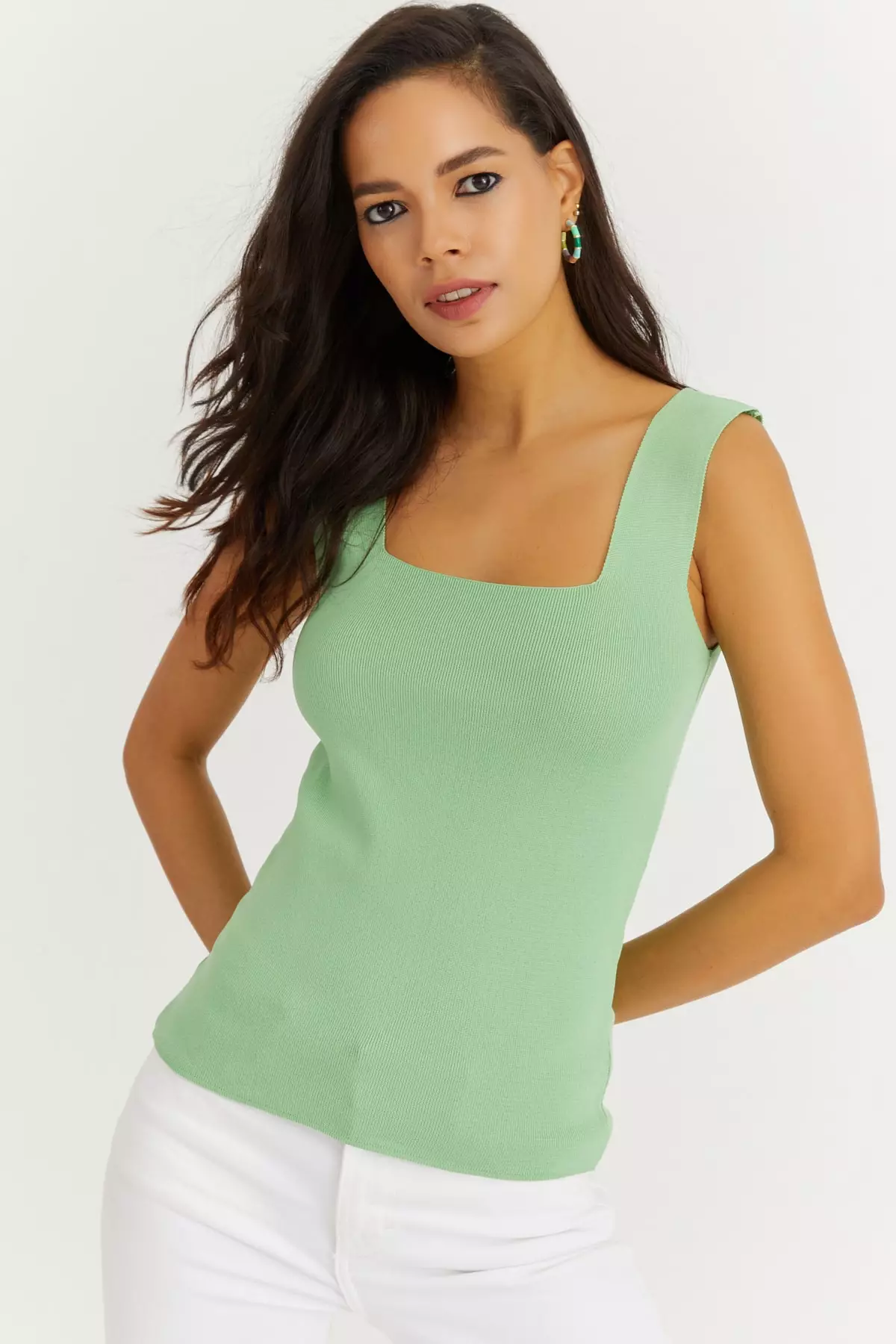 Square Neck Tank Top