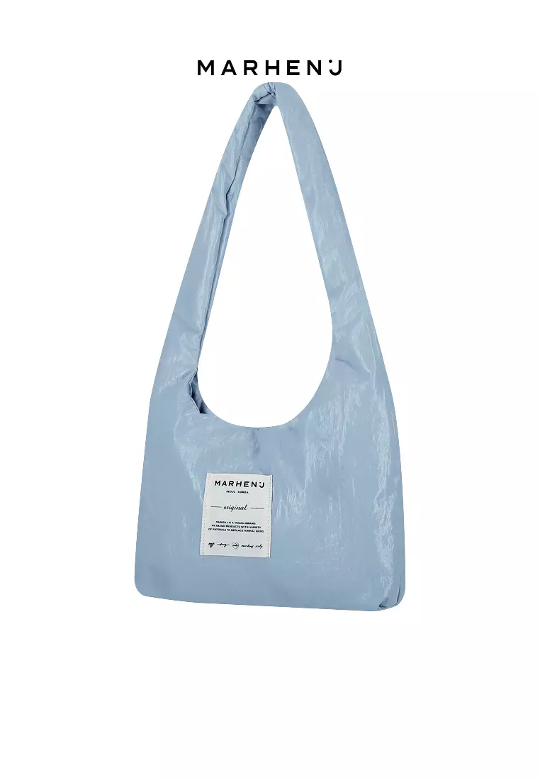 DEW Nylon Shoulder Bag Sky Blue