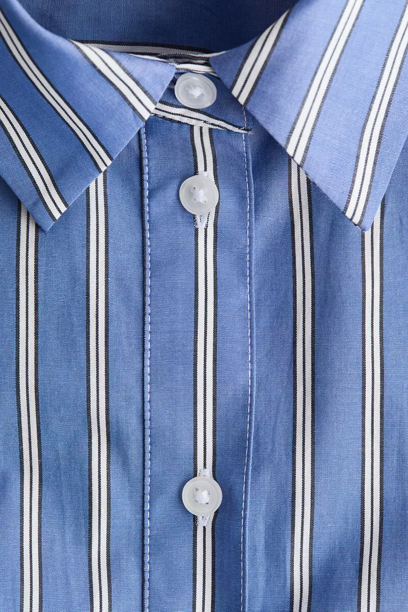 Oversized poplin shirt