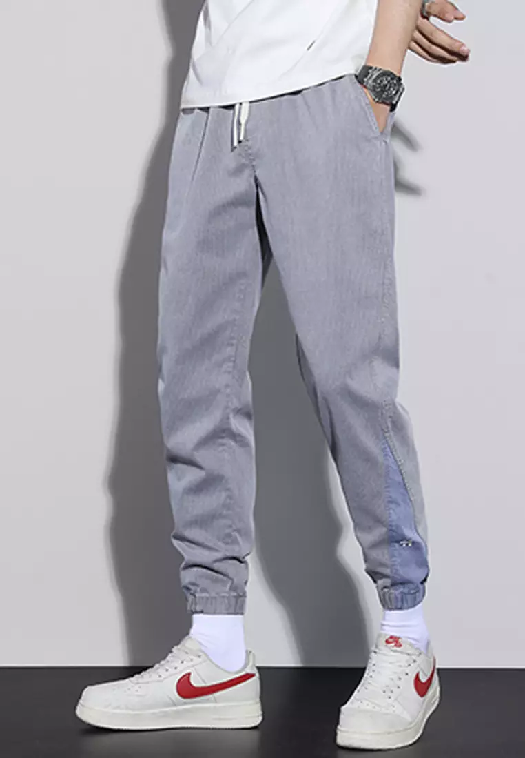 Stripe Casual Jogger Pants