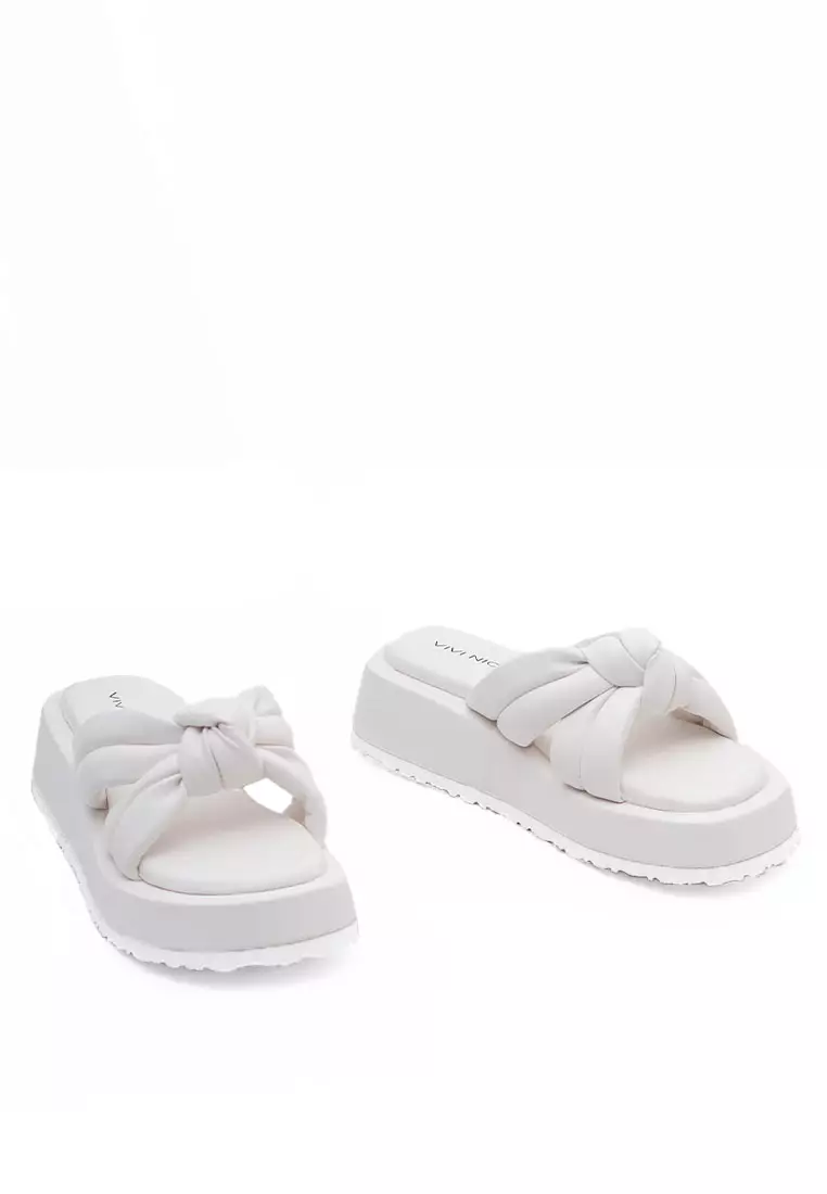 VIVI NICI - Hyuna Sandal Wanita Clean White