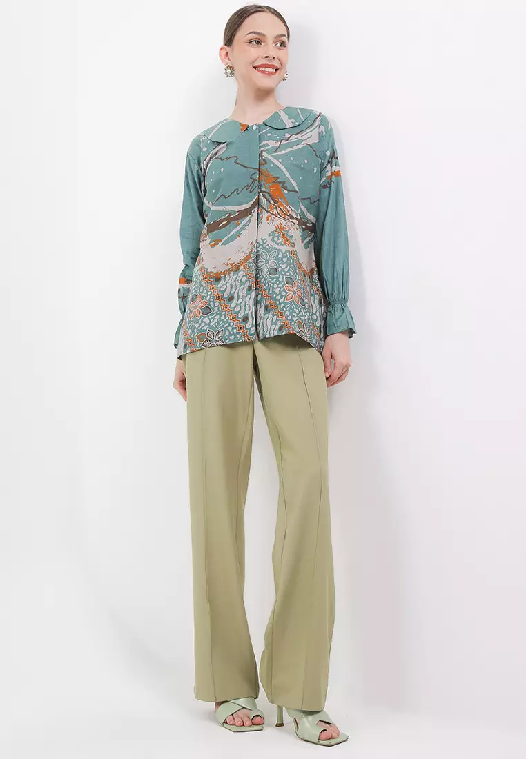 Tyaga Blouse Batik Premium Wanita Casual Modern