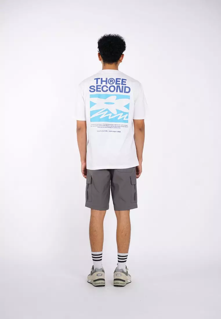 3Second Men's T-Shirt Short Sleeve Regular Fit Cotton Colmar OL-C250425