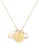 Elli Jewelry white Necklace Plate Pendant Textured Freshwater Pearl And Kauri Shell Gold Plated 633A0ACD571A5DGS_1