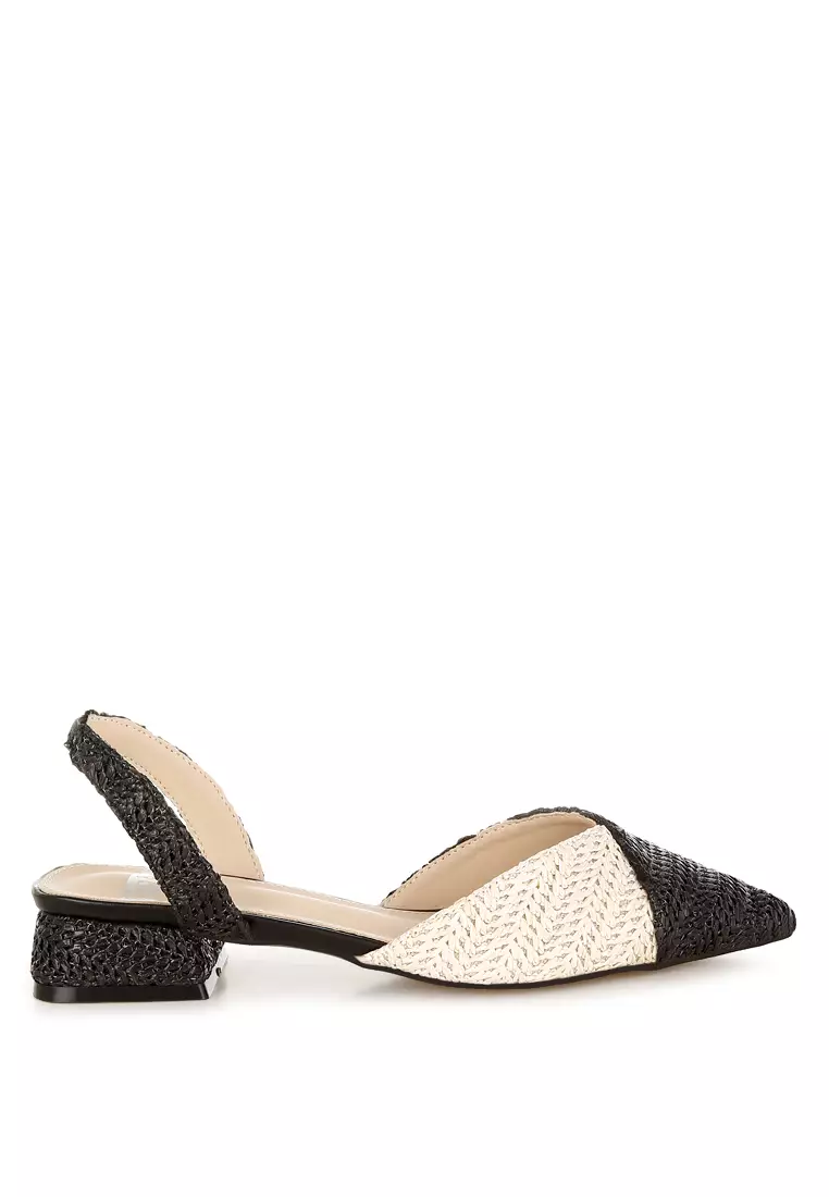 Discount on Rag & CO.  shoes - SKU: Pointy Toe Slingback Sandals in Black