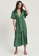 Tussah green Arielle Midi Dress 6E739AA9B9932DGS_5