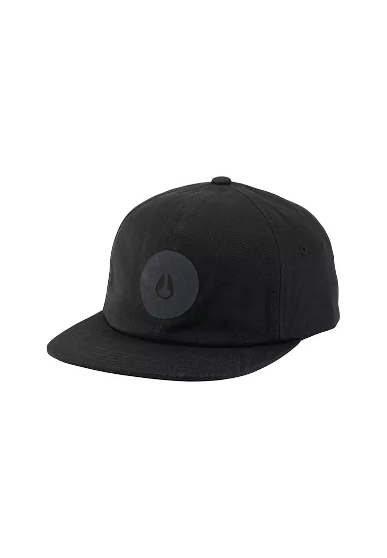 Buy Nixon Griffen Strapback Hat Black C2885000 in Black 2024
