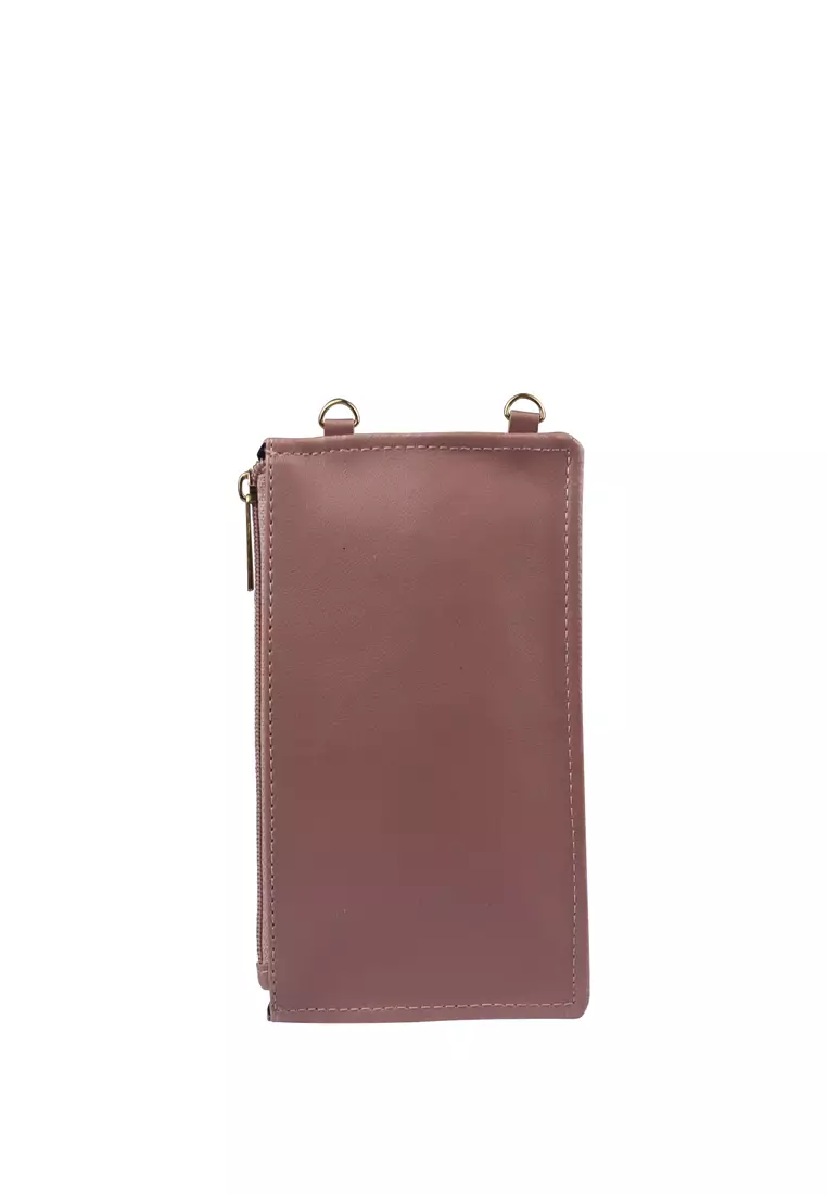 MYNT by MAYONETTE Hyuna Dompet Wanita Tempat HP dan Uang Selempang Wanita Model Terbaru 2020 Korea - Pink