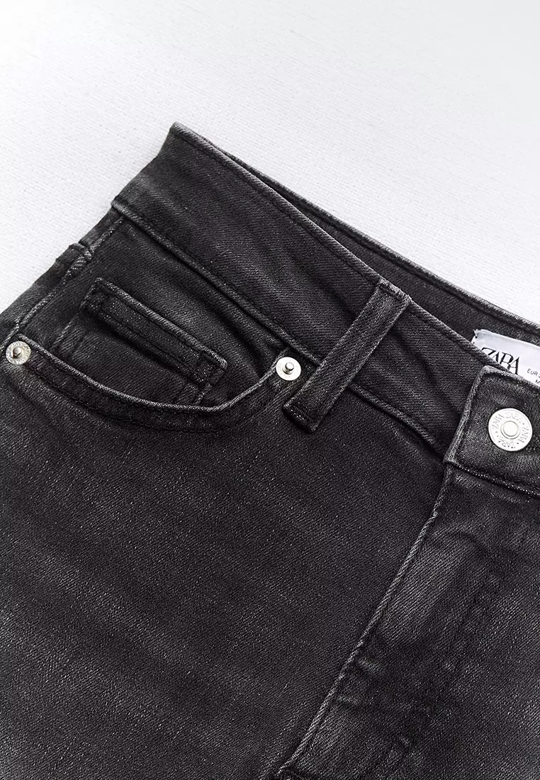 Flare Full Length Mid Rise Jeans