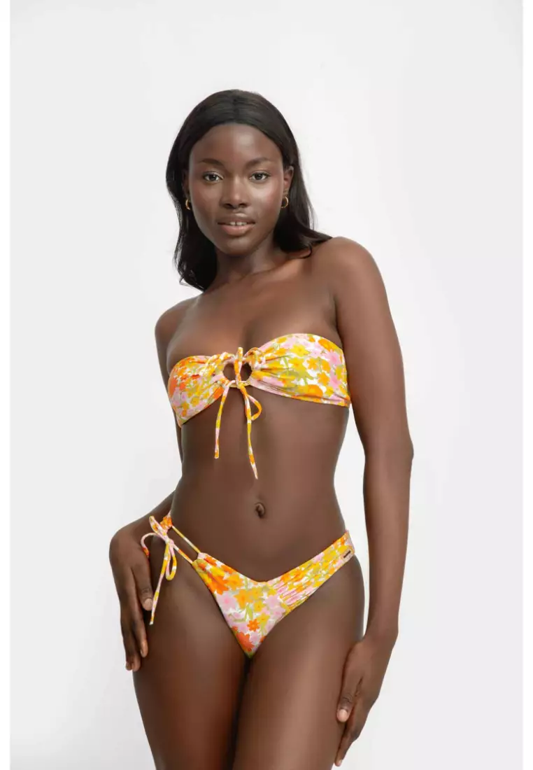 Blackbough Swim Bandeau Top Swimsuit Nadia Scrunched Bandeau Top