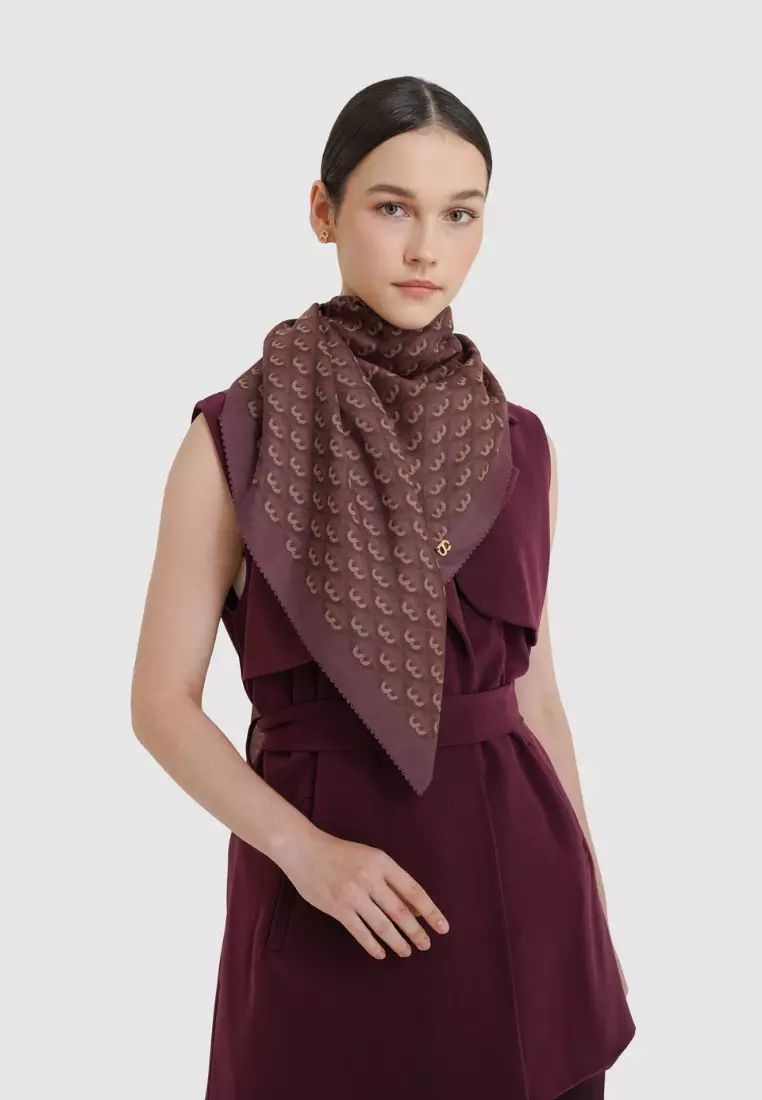 Prism Voile Square - Apple Pie