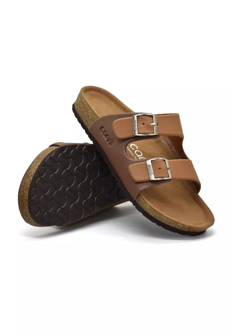 Carvil Sandal Pria Munich-02 M Stone/Brown