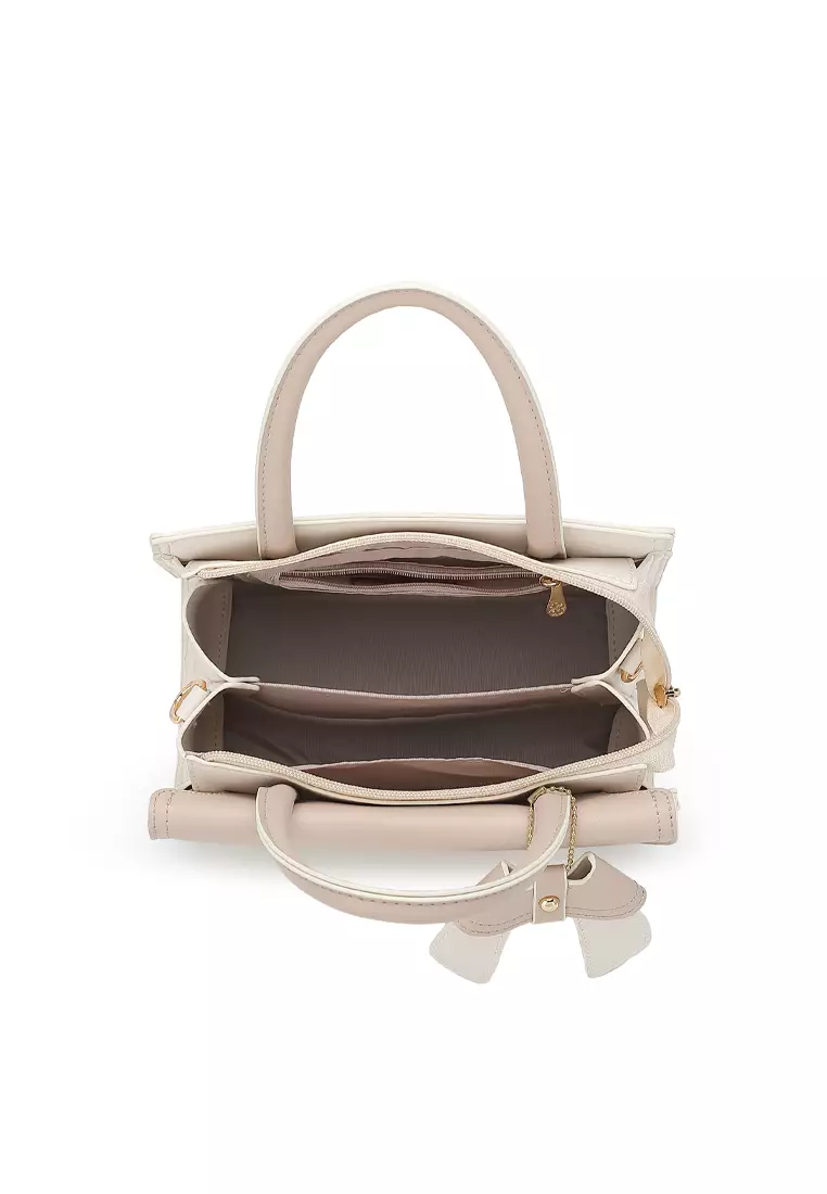 Shoulder Bag / Sling Bag / Top Handle Bag / Hand Bag - White