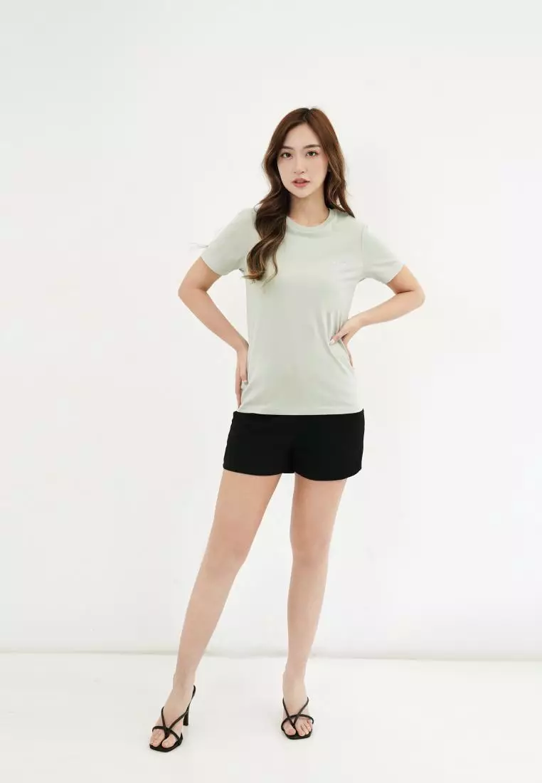 Kale Alice Soft Green / Kaos Lengan Pendek Wanita Premium