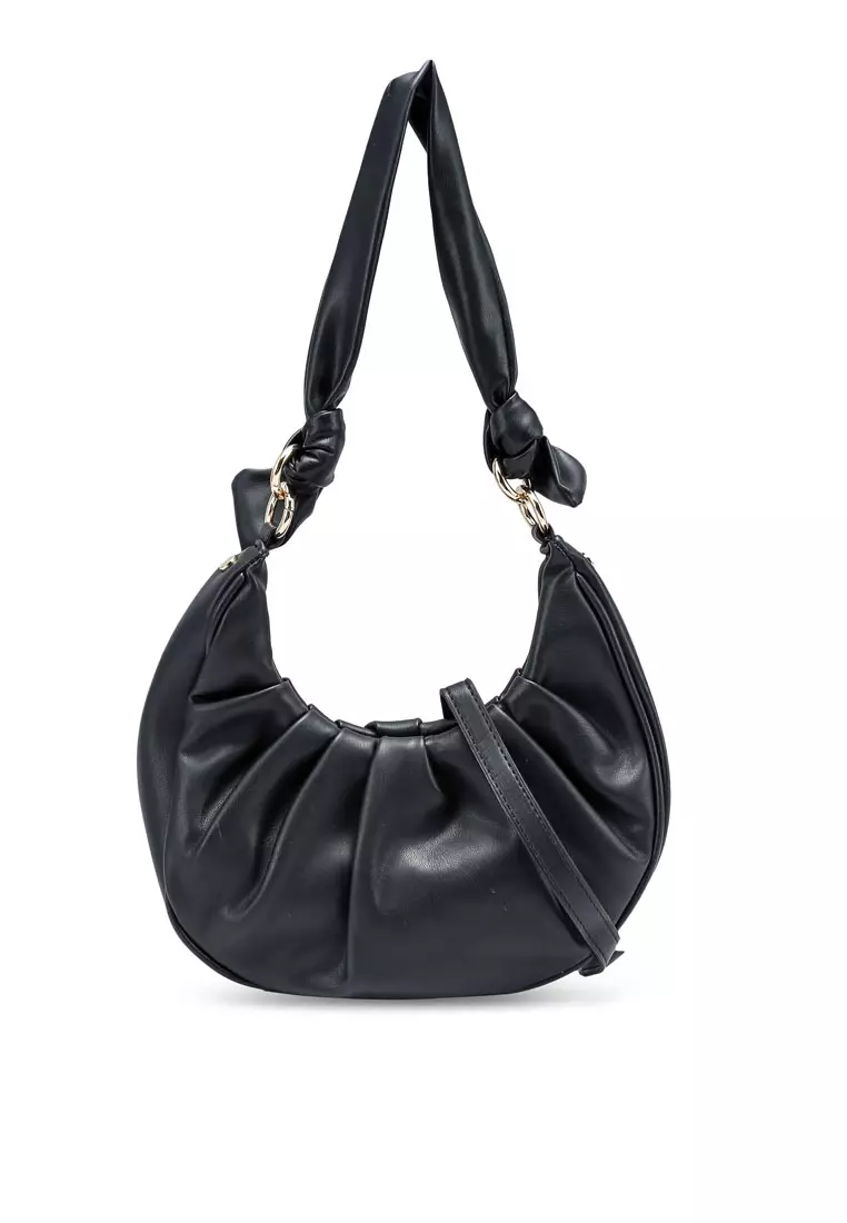 Anya Ruched Baguette Bag