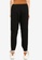 UniqTee black Sustainable Jogger Pants With Panel A51BDAA2B9670DGS_1
