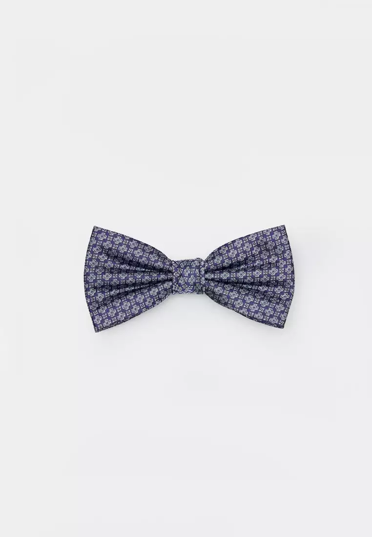 Purple Geometric Bowtie