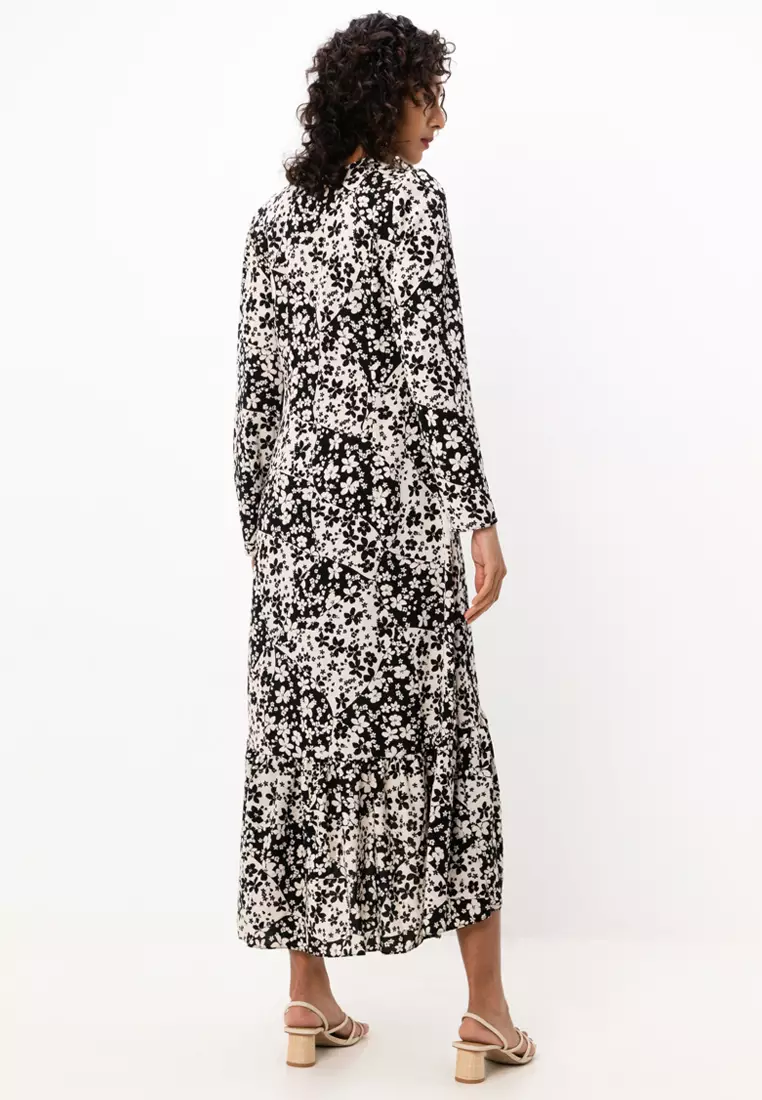 Hi Low Hem Midi Dress