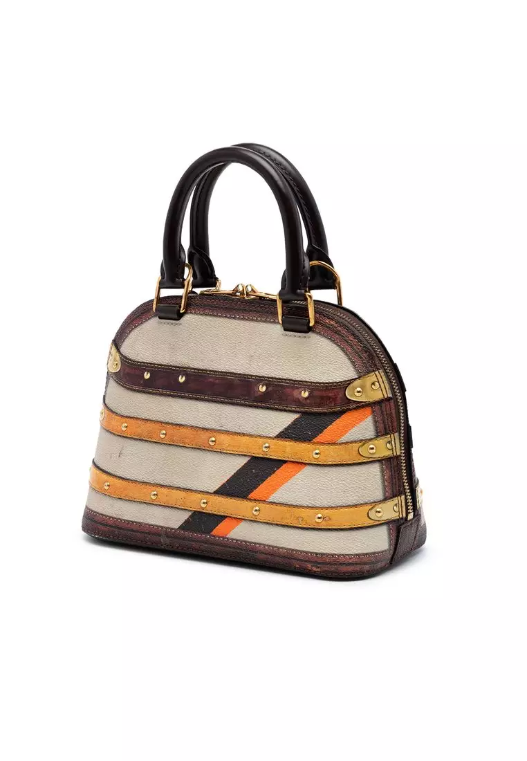 Pre-Loved Louis Vuitton Transformed Canvas Time Trunk Alma Bb