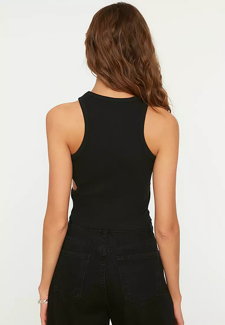 Buy Trendyol Cut Out Tank Top 2023 Online | ZALORA Singapore