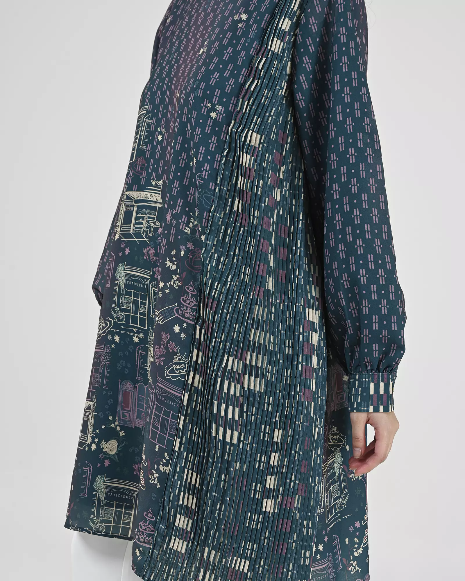 Geulis.id DUVIEN TUNIC - Navy