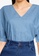 G2000 blue Chambray Puff Sleeve Blouse F5F24AA7250B4DGS_3