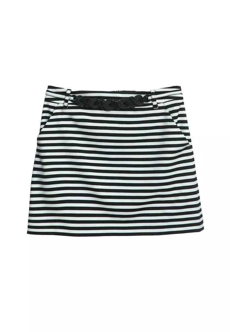 ★SIO★STRIPE MINI SKIRT [BLACK]★正規品/韓国送料込 Sold Out!
