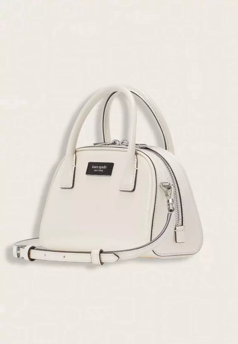 Kate Spade Sam Icon Mini Duffle Bag Parchment