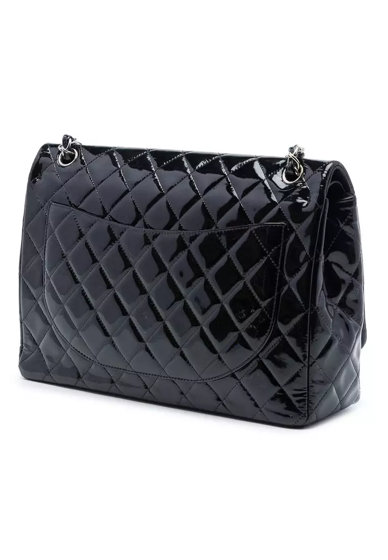 Pre-Loved Chanel Maxi Classic Patent Double Flap