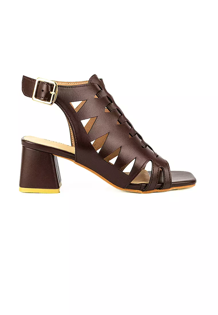 Discount on Mario D' boro Runway  shoes - SKU: Women's Heeled Sandals LW 26043 Dark Brown C44