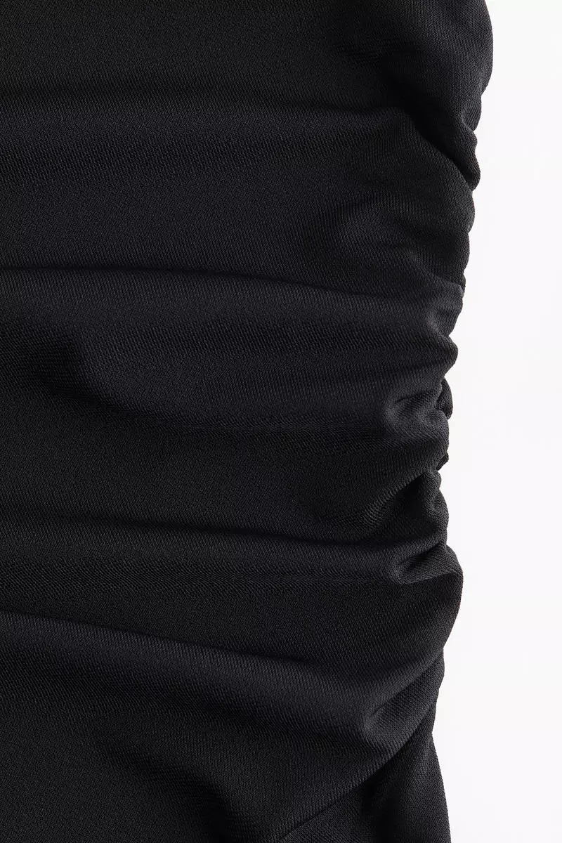 Draped jersey top