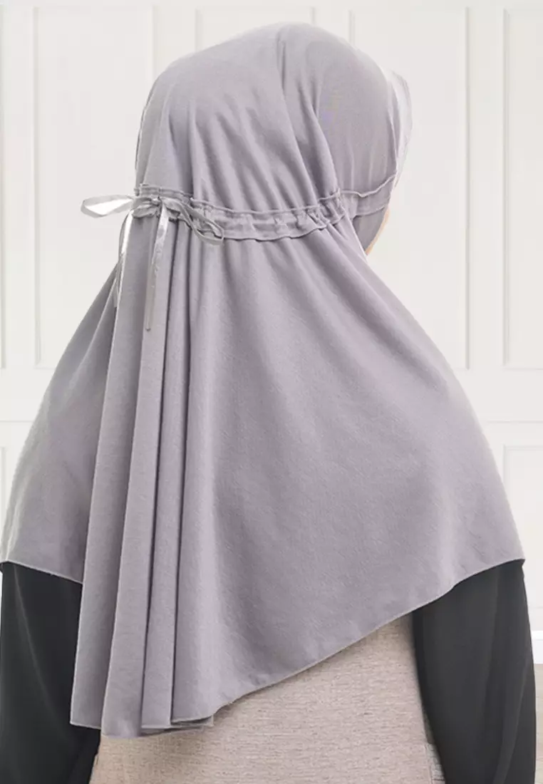 Kerudung Sekolah Instan Innova Lx XS - Grey