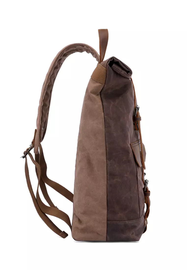 Canvas vintage backpack best sale
