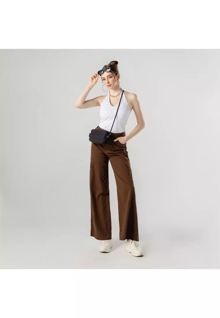 Poofah Crossbody Bag - Black