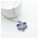 Glamorousky silver Elegant Pendant with Purple Austrian Element Crystal and Necklaces 7C7D3AC98E560EGS_3