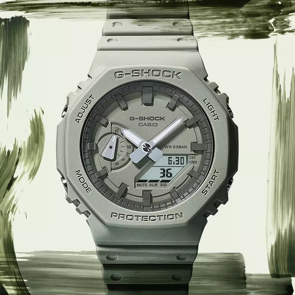 Casio G-Shock Jam Tangan Analog Digital Pria Original GA-2100NC-3ADR